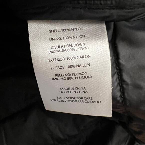 Eddie Bauer Puffer Vest Mens Large Gray Down Jacket ** - Picture 5 of 7